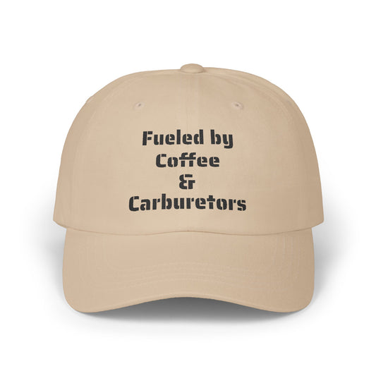 Coffee & Carburetors Dad Cap – Perfect Gift for Car Enthusiasts, Casual Wear, Father's Day, or Everyday Style