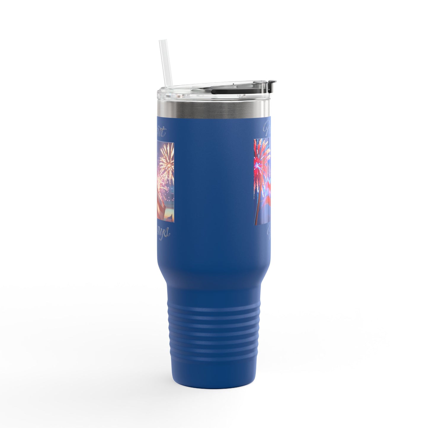 Freedom First Insulated Travel Mug, 40oz - Perfect for Road Trips, BBQs, Independence Day, Outdoor Events, Gifts for Patriots