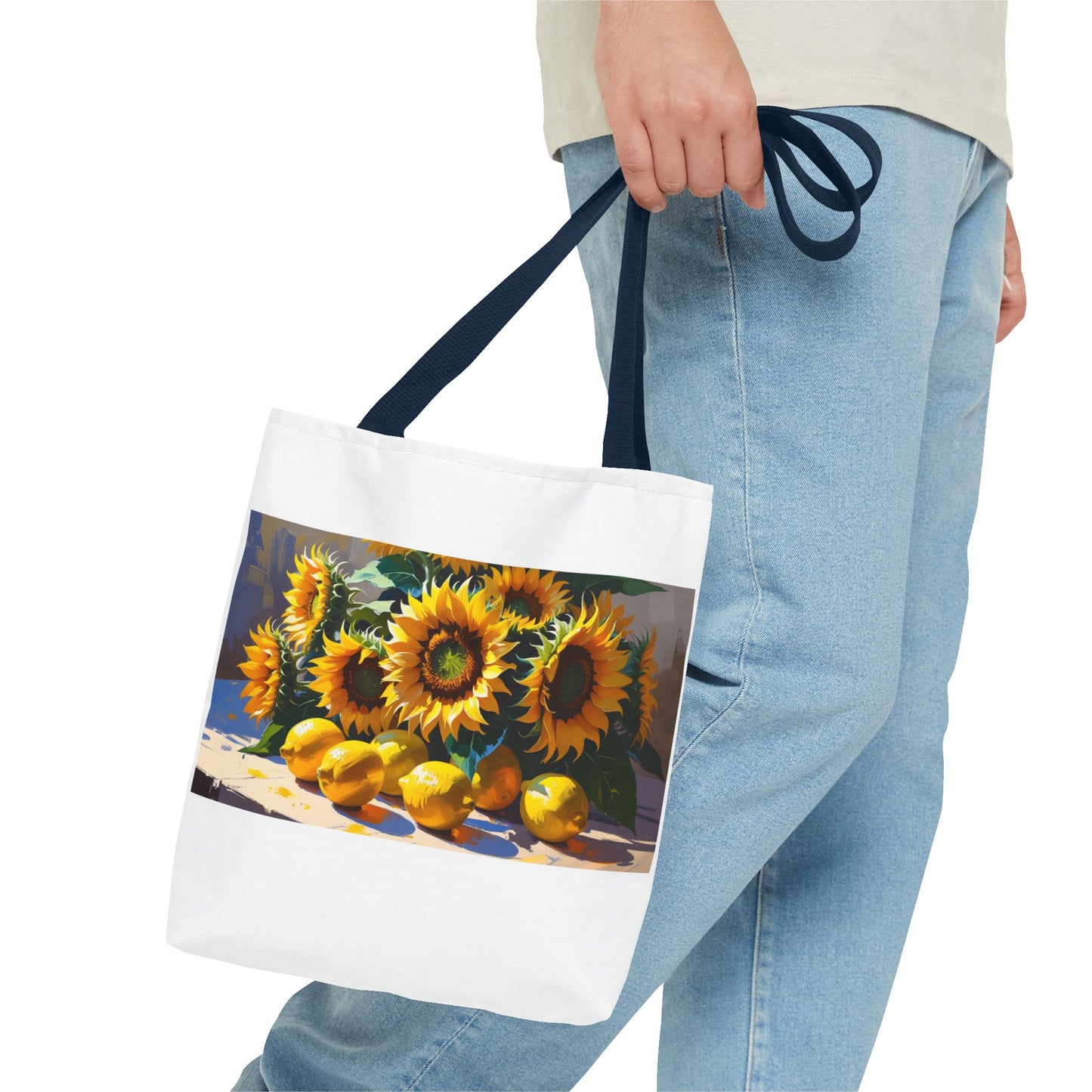 Sunflower Tote Bag, Floral Handbag, Eco-Friendly Shopper, Summer Accessories, Gift for Her, Beach Bag