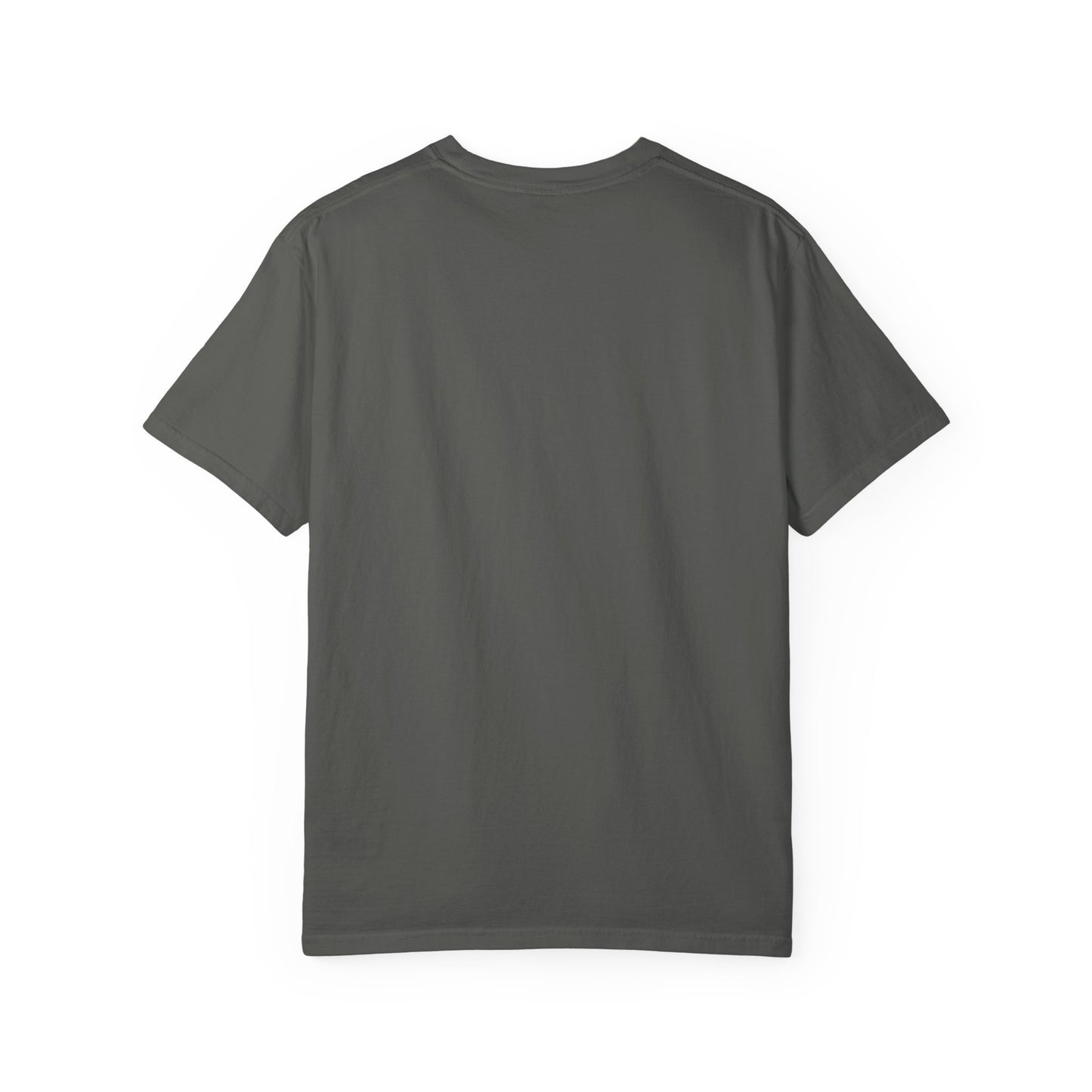 Tarot Coffee Skeleton T-shirt | Unisex Garment-Dyed Graphic Tee for Witches, Halloween, Astrology Lovers, Unique Gift, Spiritual Fashion