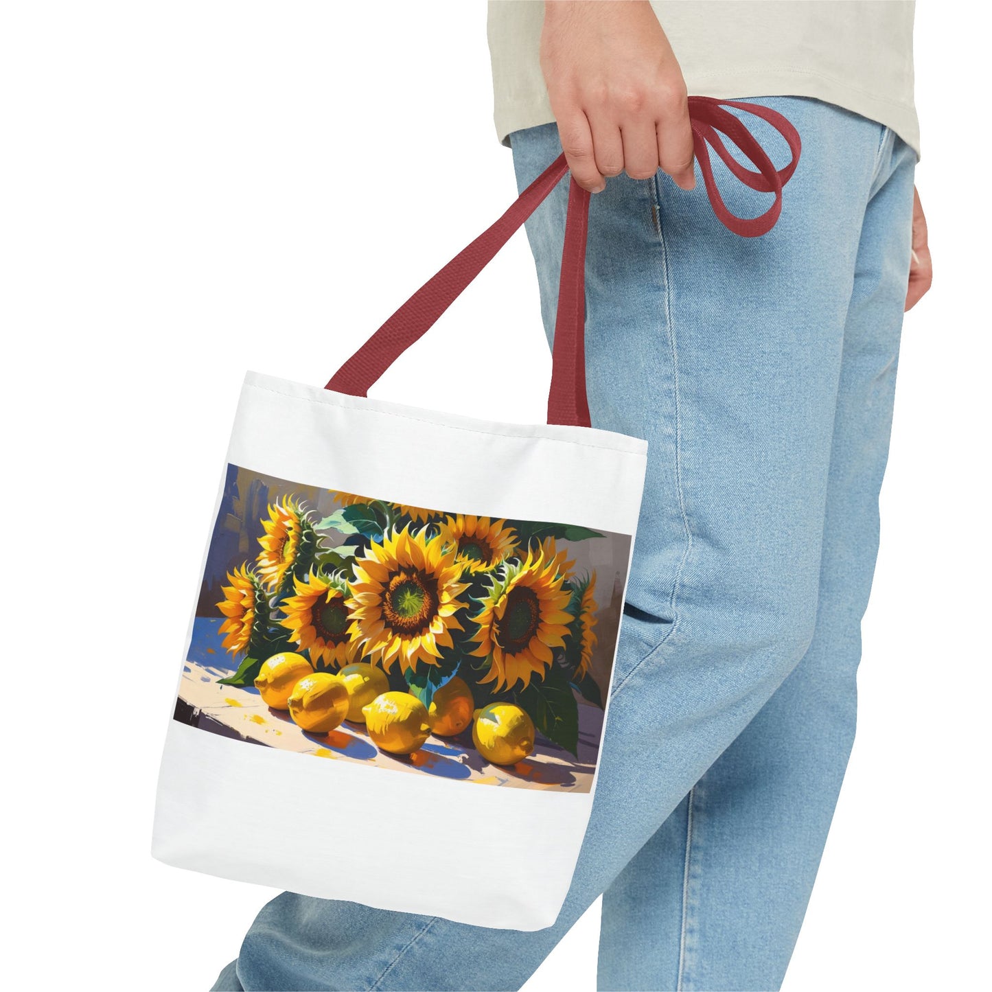 Sunflower Tote Bag, Floral Handbag, Eco-Friendly Shopper, Summer Accessories, Gift for Her, Beach Bag