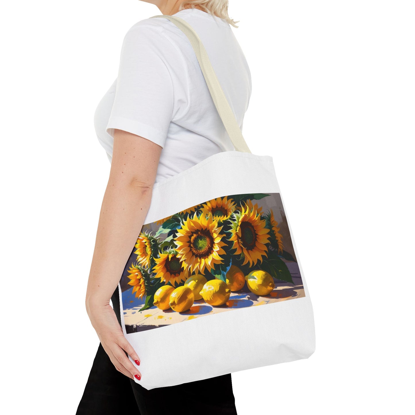 Sunflower Tote Bag, Floral Handbag, Eco-Friendly Shopper, Summer Accessories, Gift for Her, Beach Bag