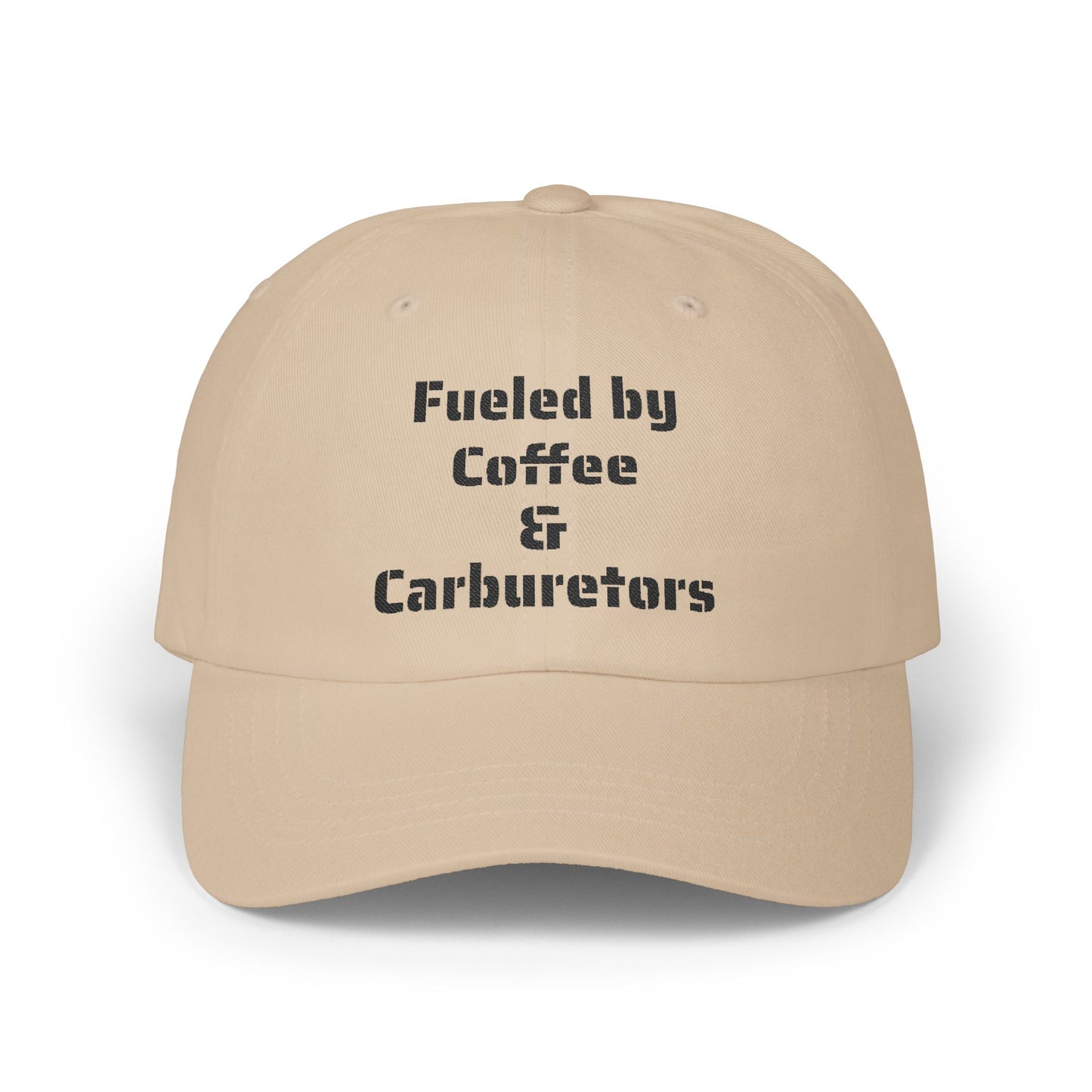 Coffee & Carburetors Dad Cap – Perfect Gift for Car Enthusiasts, Casual Wear, Father's Day, or Everyday Style