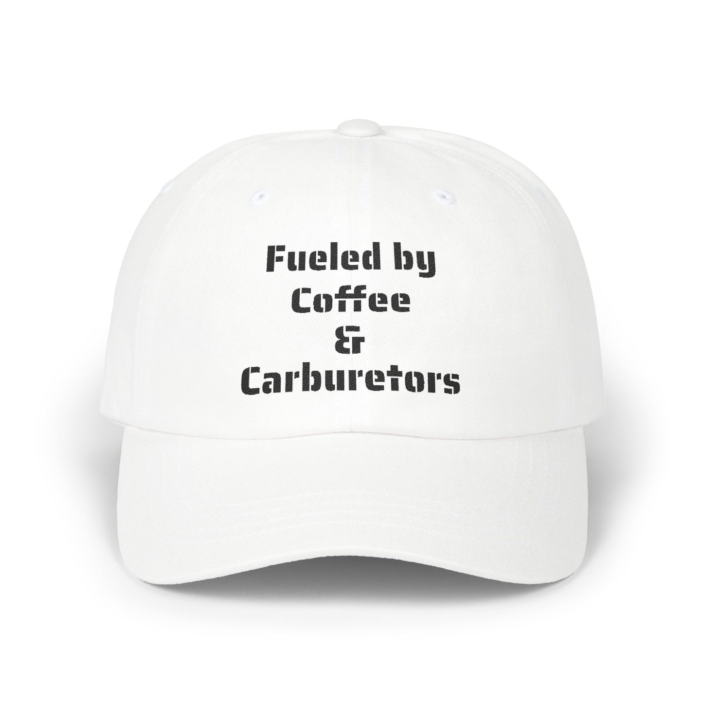 Coffee & Carburetors Dad Cap – Perfect Gift for Car Enthusiasts, Casual Wear, Father's Day, or Everyday Style