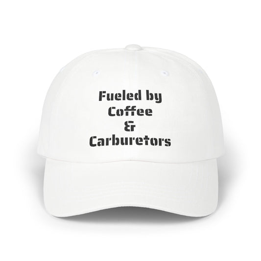 Coffee & Carburetors Dad Cap – Perfect Gift for Car Enthusiasts, Casual Wear, Father's Day, or Everyday Style
