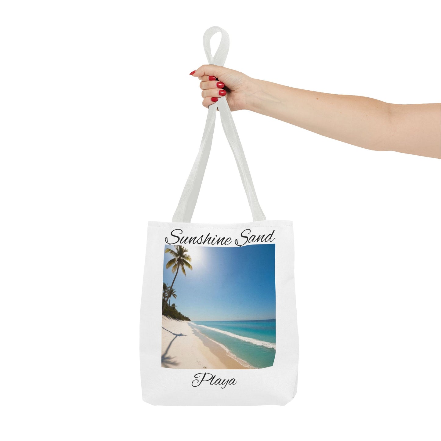 Tropical Tote Bag, Sunshine and Sand Beach Bag, Summer Accessory, Vacation Essential, Gift for Beach Lovers