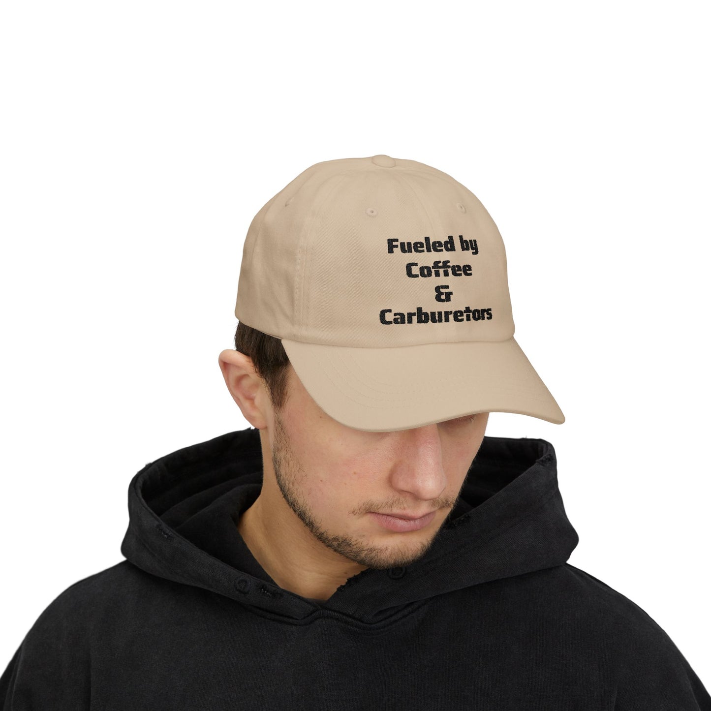 Coffee & Carburetors Dad Cap – Perfect Gift for Car Enthusiasts, Casual Wear, Father's Day, or Everyday Style