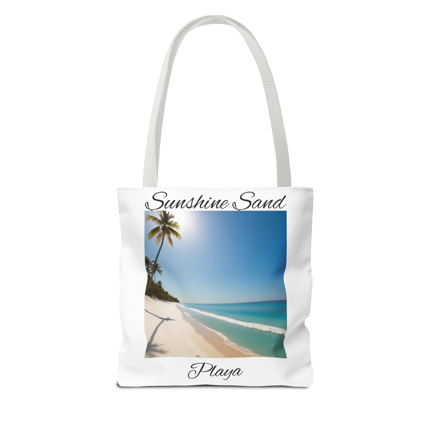 Tropical Tote Bag, Sunshine and Sand Beach Bag, Summer Accessory, Vacation Essential, Gift for Beach Lovers