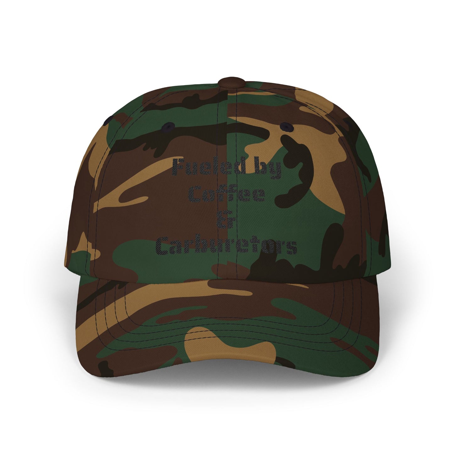 Coffee & Carburetors Dad Cap – Perfect Gift for Car Enthusiasts, Casual Wear, Father's Day, or Everyday Style
