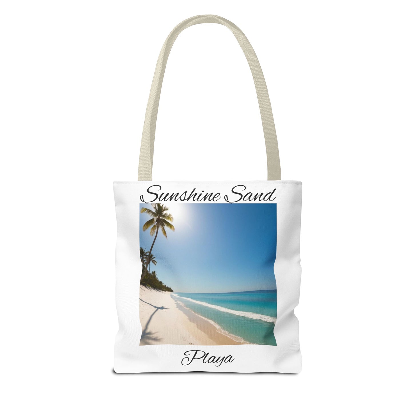 Tropical Tote Bag, Sunshine and Sand Beach Bag, Summer Accessory, Vacation Essential, Gift for Beach Lovers