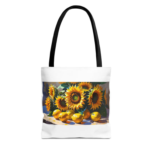 Sunflower Tote Bag, Floral Handbag, Eco-Friendly Shopper, Summer Accessories, Gift for Her, Beach Bag