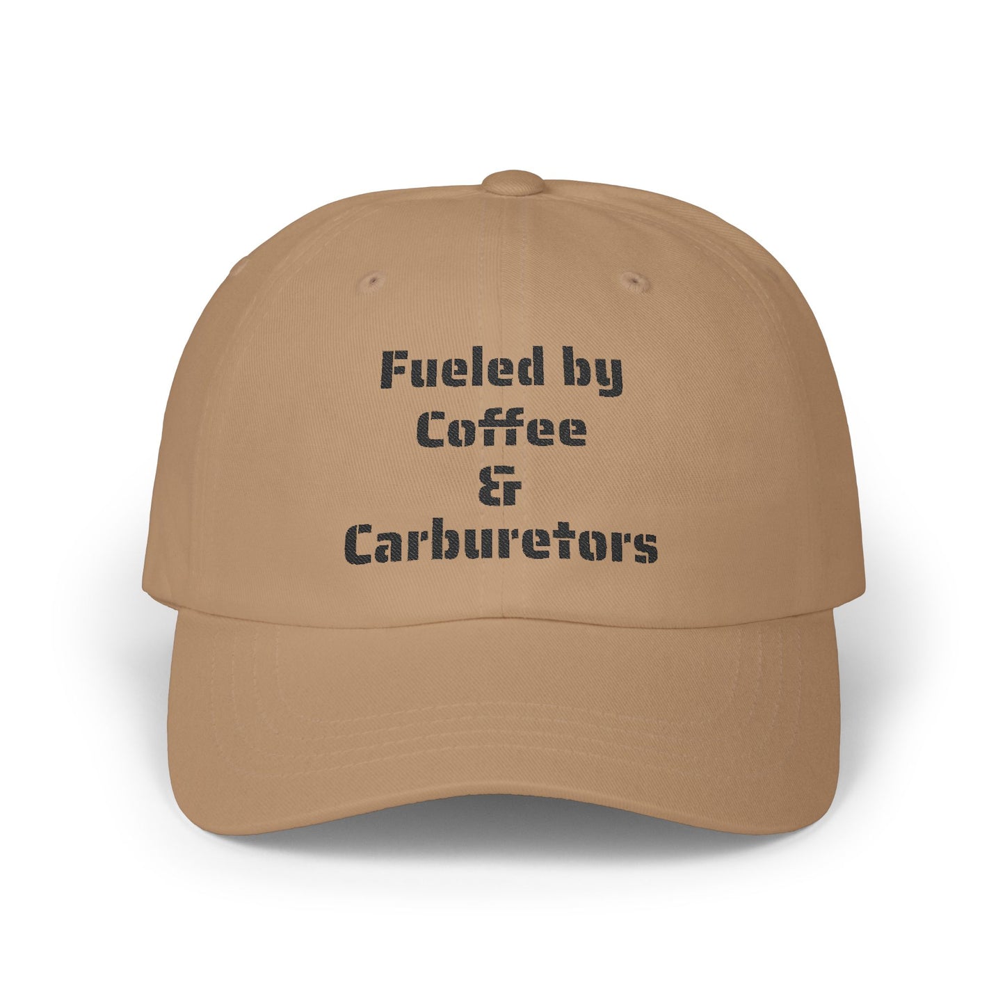 Coffee & Carburetors Dad Cap – Perfect Gift for Car Enthusiasts, Casual Wear, Father's Day, or Everyday Style