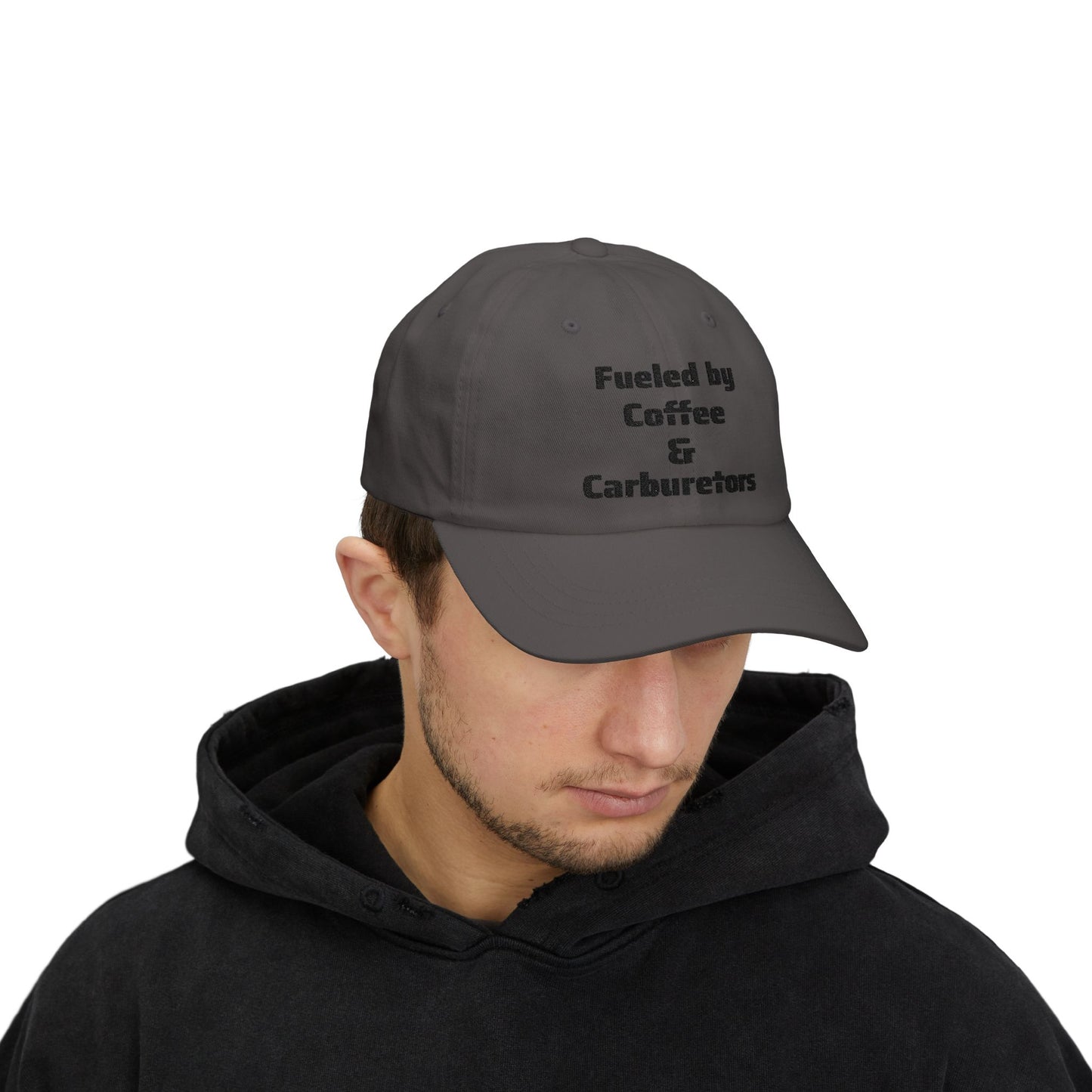 Coffee & Carburetors Dad Cap – Perfect Gift for Car Enthusiasts, Casual Wear, Father's Day, or Everyday Style