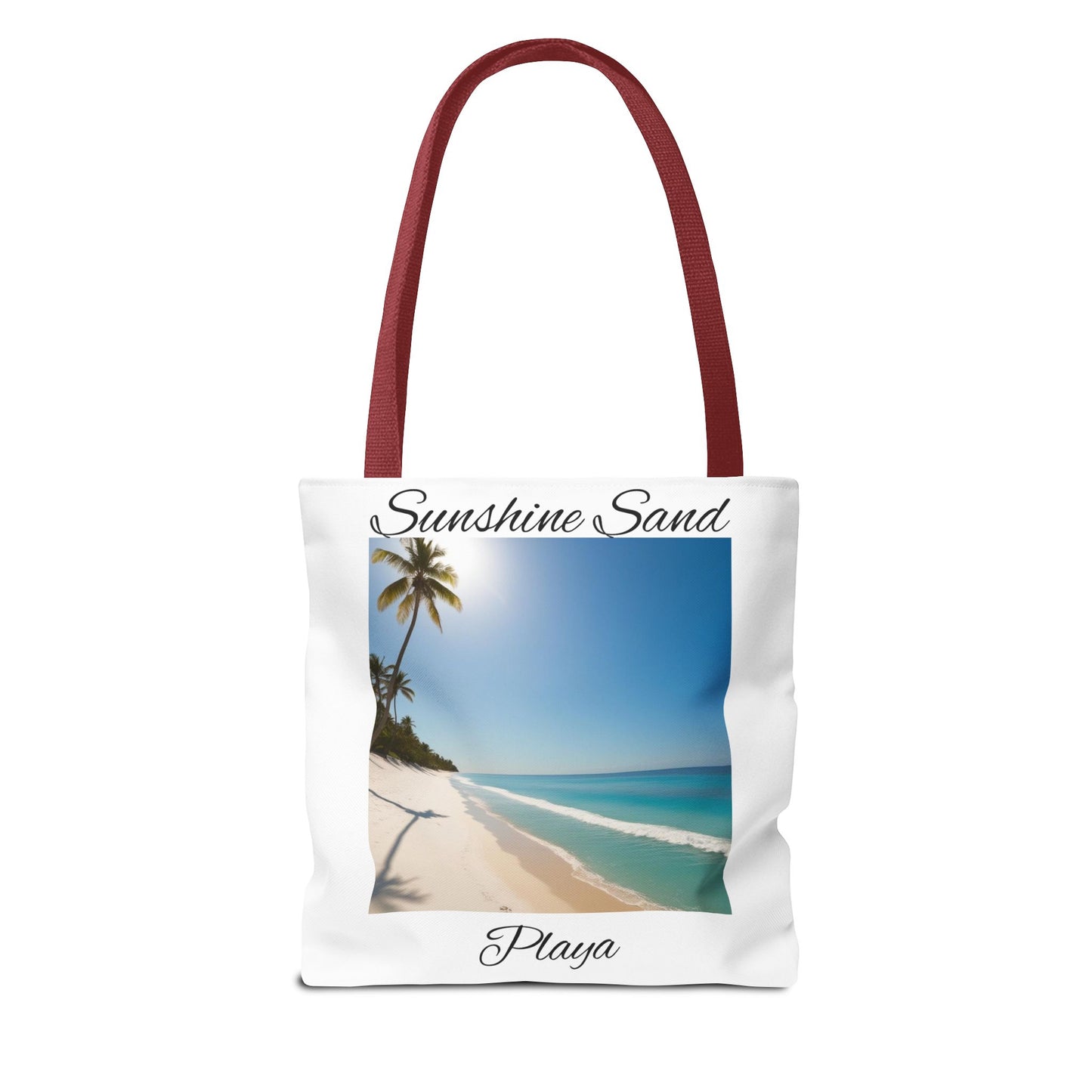 Tropical Tote Bag, Sunshine and Sand Beach Bag, Summer Accessory, Vacation Essential, Gift for Beach Lovers