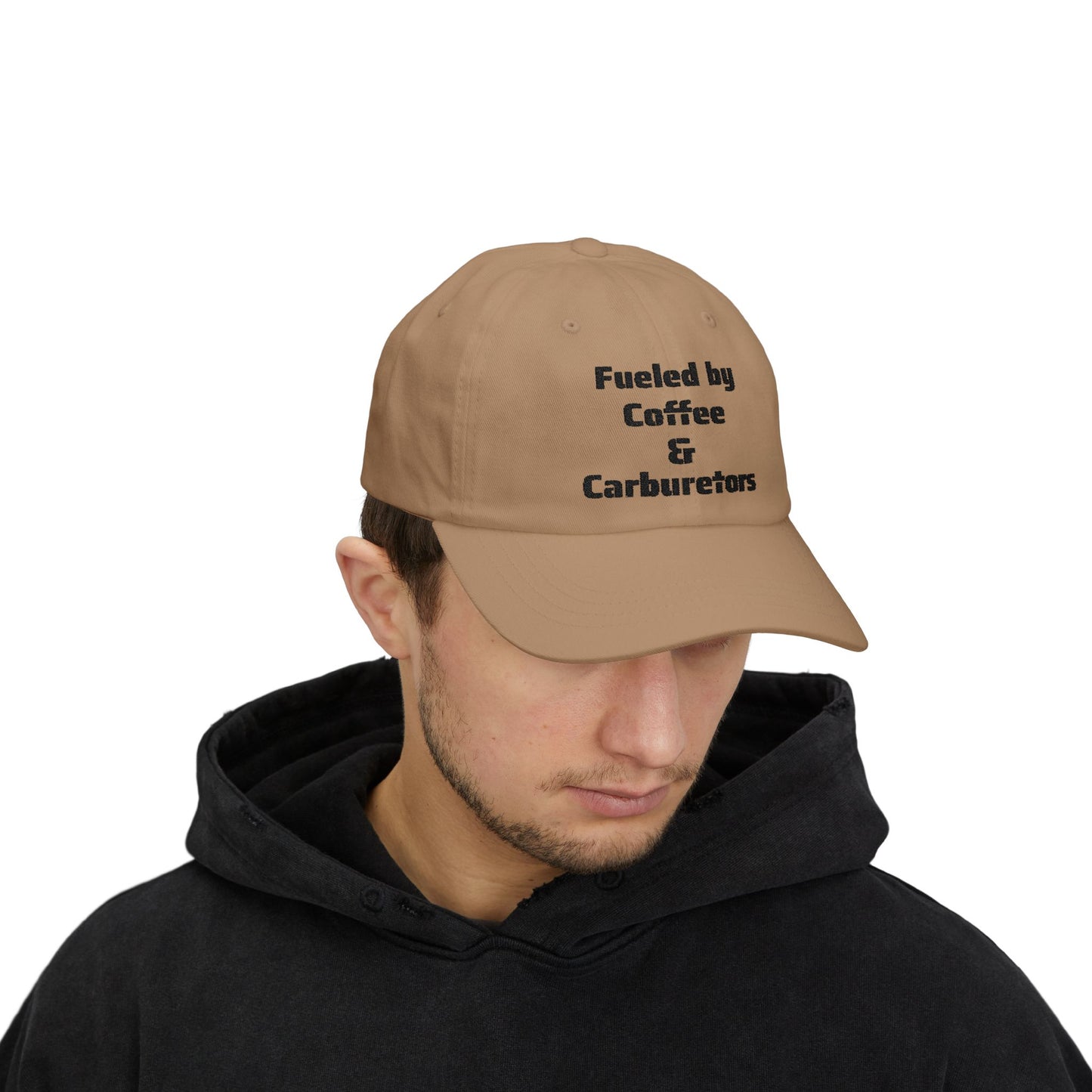 Coffee & Carburetors Dad Cap – Perfect Gift for Car Enthusiasts, Casual Wear, Father's Day, or Everyday Style